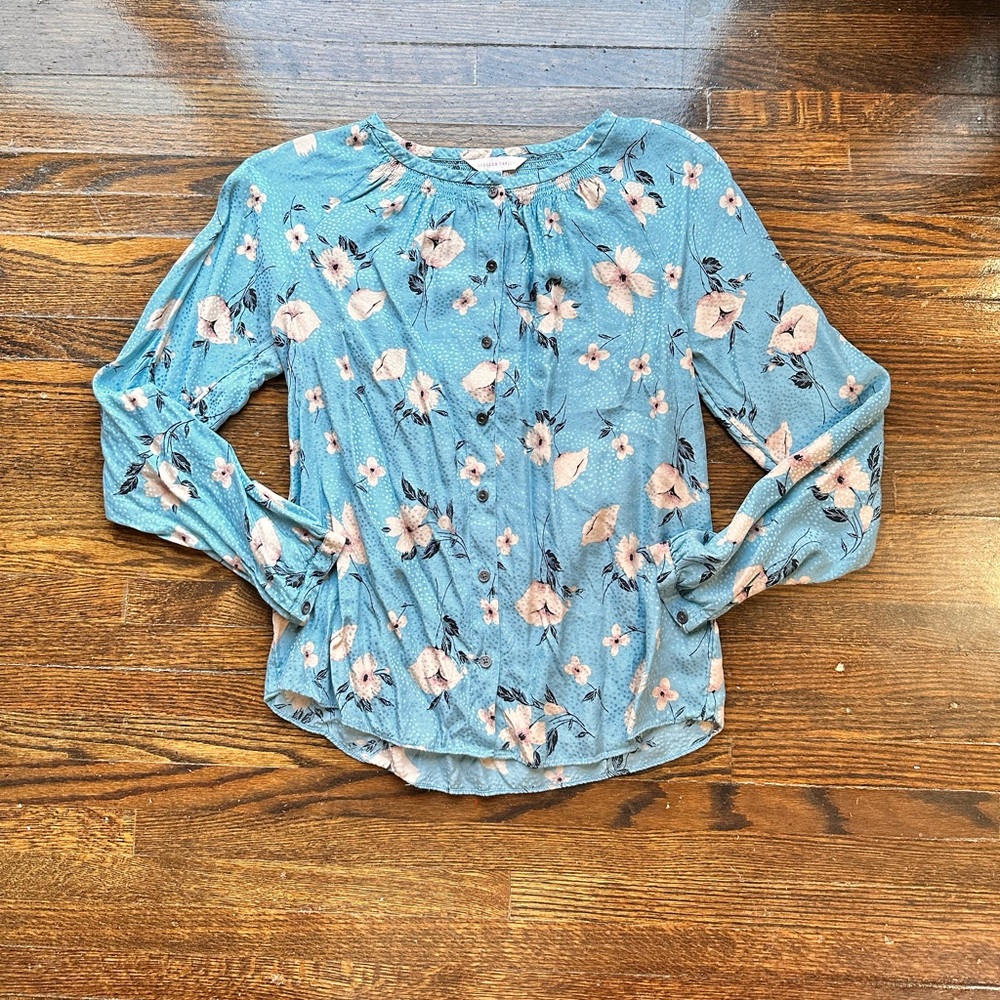 Rebecca Taylor Floral Print Top